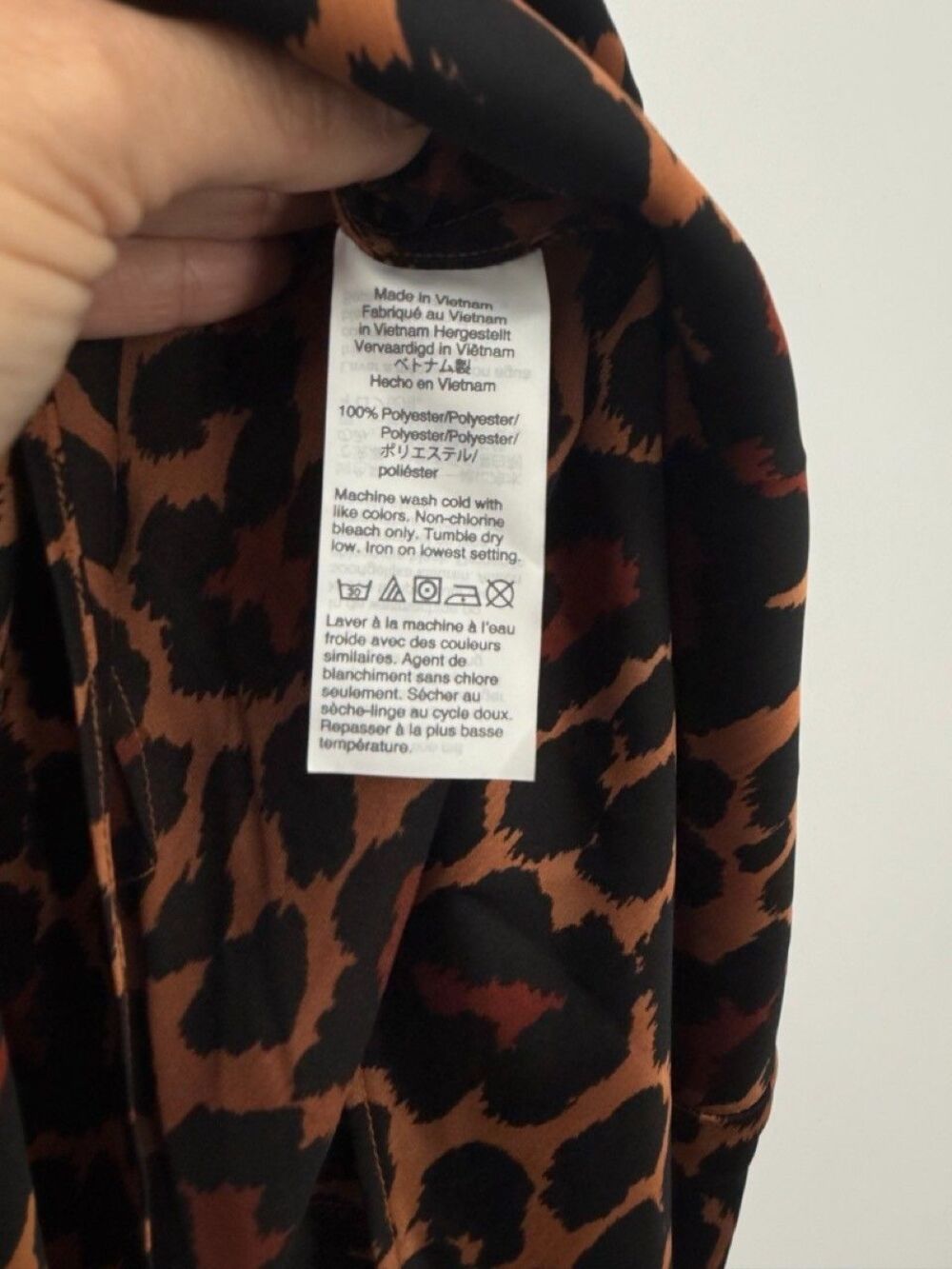 J.Crew AR486 Leopard Pull-On Slip Midi Skirt Womens M Brown Black Fall 2020 - Picture 6 of 11